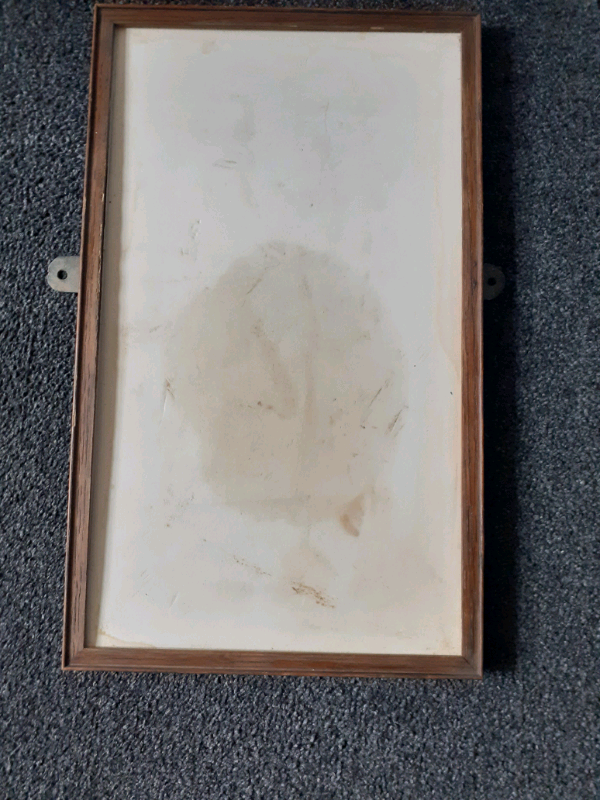 Antique wooden picture frame with backboard Alfred Nelson & Son Edinbu