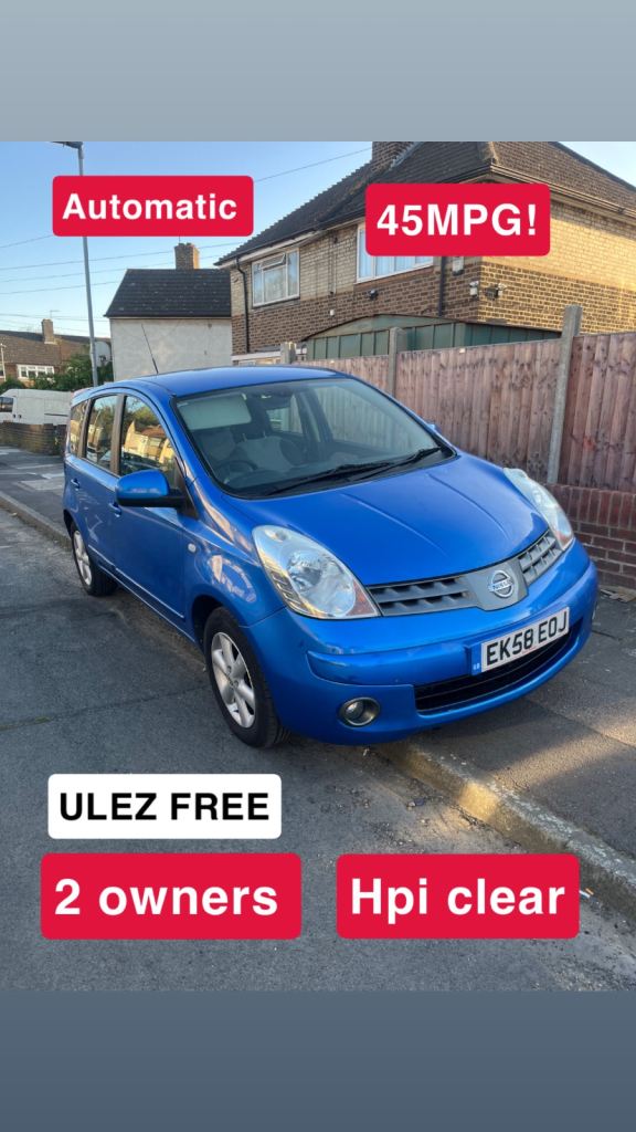 Nissan, NOTE, 2008, Automatic *not Honda jazz civic Yaris juke Astra Agila 