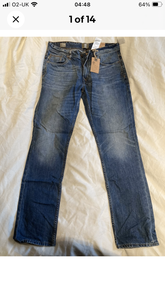 Timberland Mens jeans NEW+Tags (unwanted) 