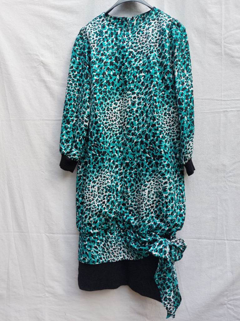 Dress in White and Green