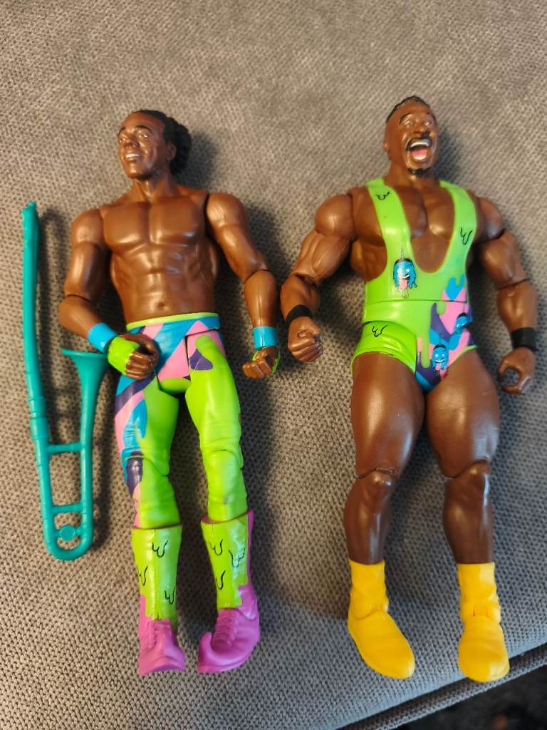 Wwe new day wrestling figures 