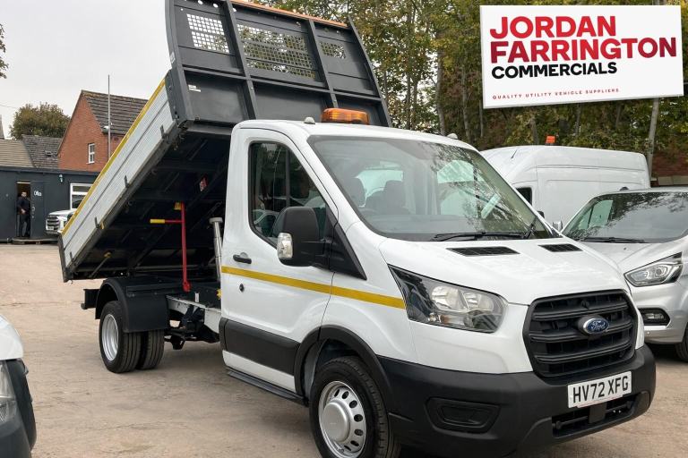 2022 72 reg FORD TRANSIT 350 EURO 6 ALLOY BODY RWD DRW SINGLE CAB TIPPER