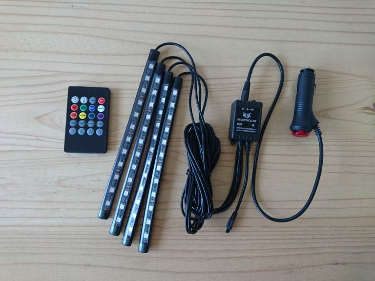 New Car Interior LED RBG lights