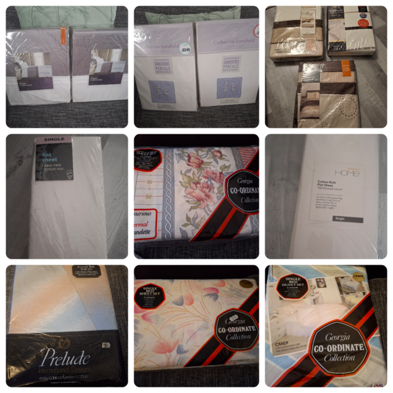 Large bundle of single bedding &sheets
