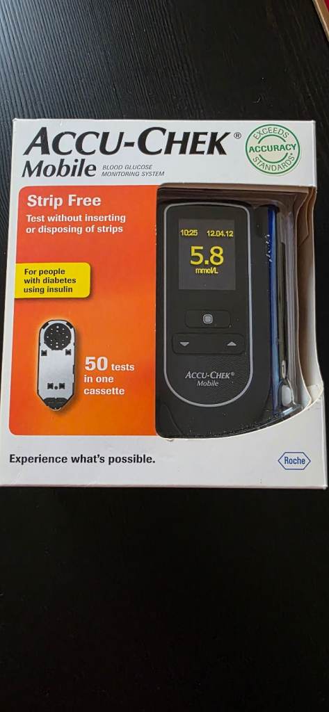 Accu-Chek Mobile Blood Glucose Meter – Very Good Condition