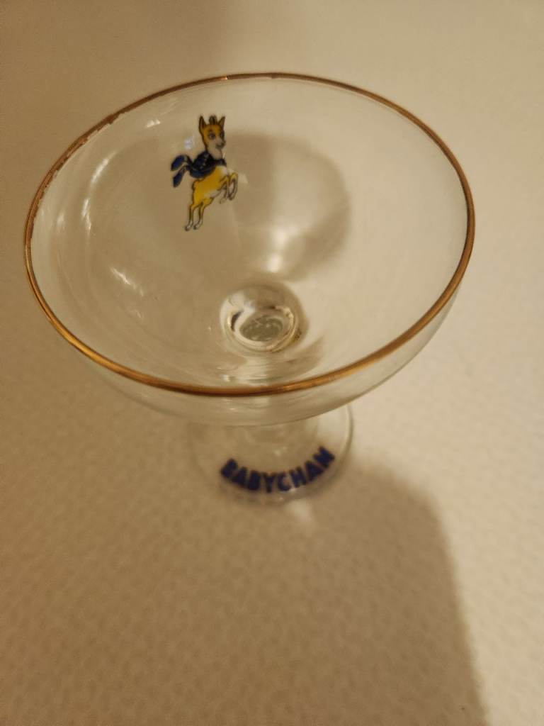 Babycham glasses