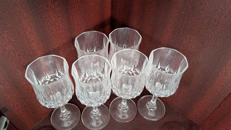 Eclat Cristal D'Arques Longchamp Wine Glass Set - Crystal, 17 cl, Pack of 6