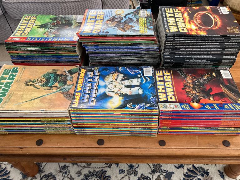 White Dwarf Magazine Huge Job Lot Warhammer Games Workshop