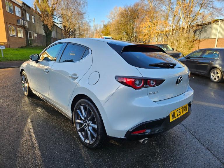 2025  MAZDA 3 2.5 e-Skyactiv G MHEV 140 Exclusive-Line 5dr Auto Damaged Salvage