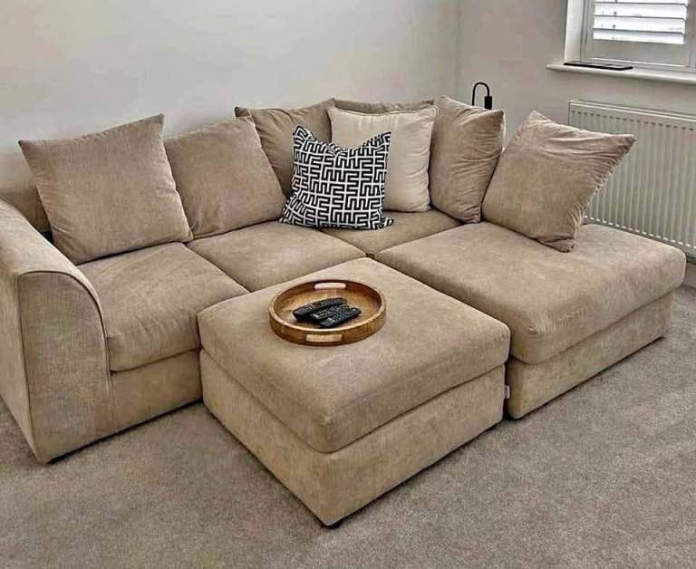 Affordable 3+2 Sofa Set L Shape Corner & Living Room Sofas Multiple Colours Available