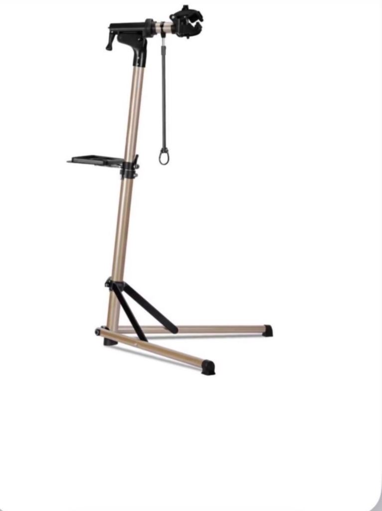 Urban Deco Aluminium Bike Repair Stand – Height Adjustable Workstand with Tool Tray  