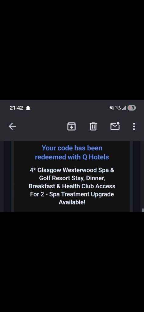 Westerwood Overnight Spa 