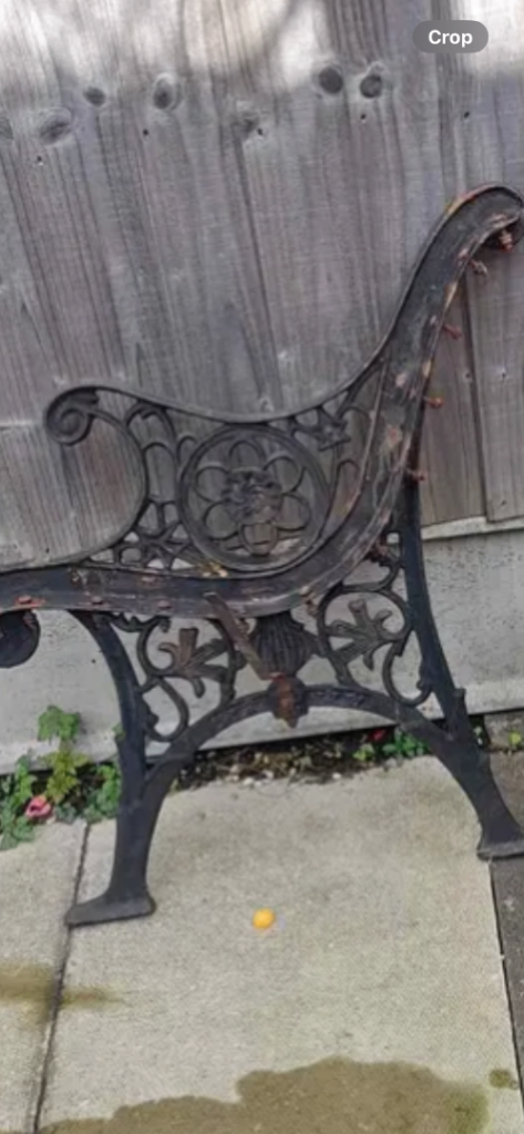 Cast iron bench ends wanted 