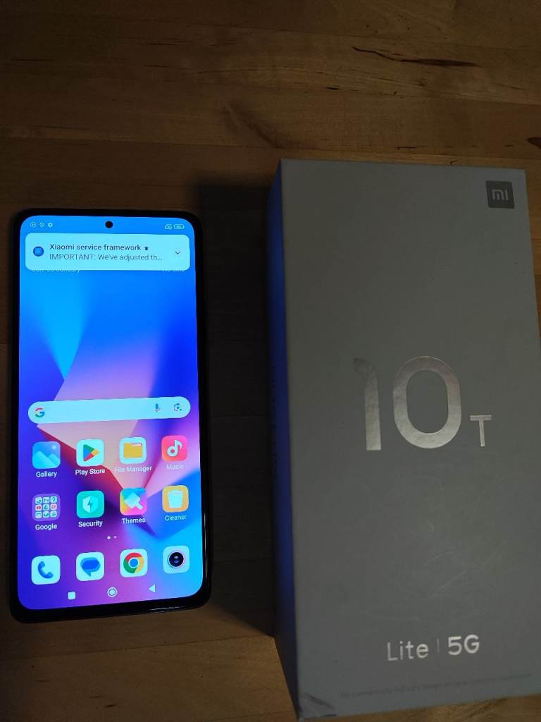 Android Phone Mi 10T Lite 5g dual sim and sd card inputs