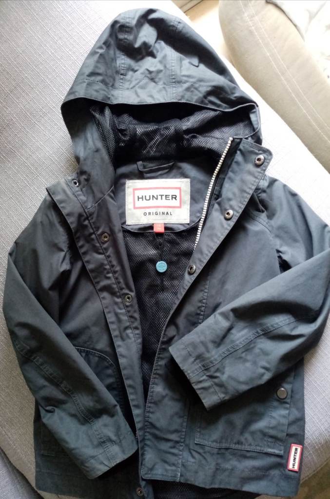 Hunter raincoat size 7-8