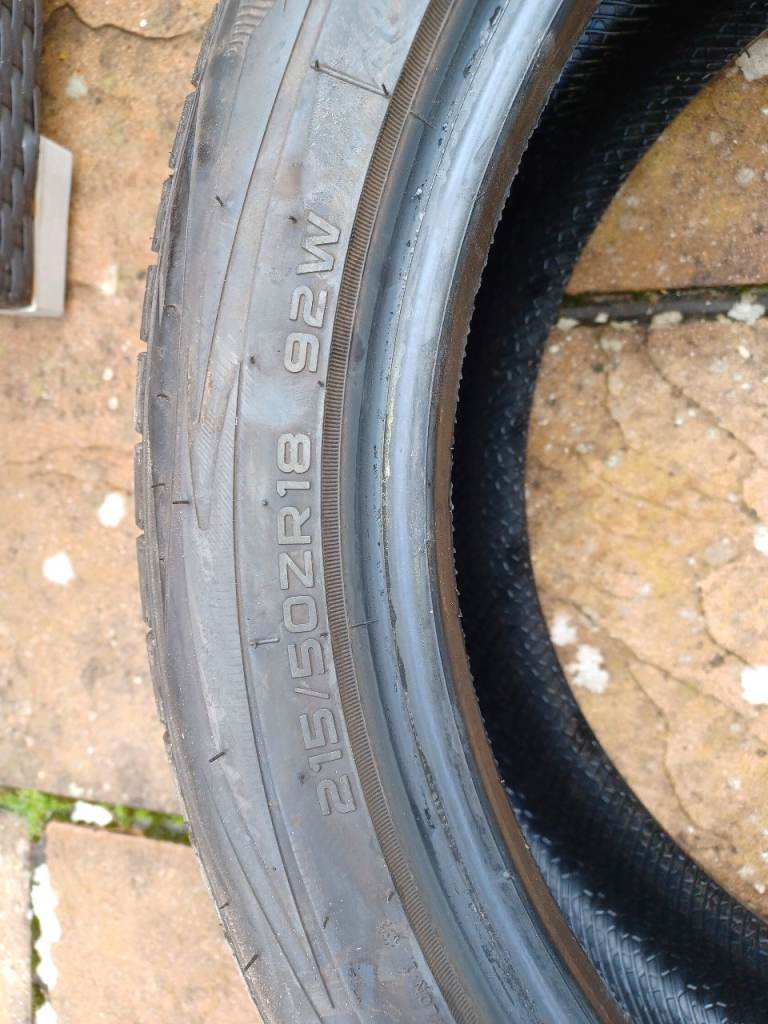 New Tyre 215/50 R18