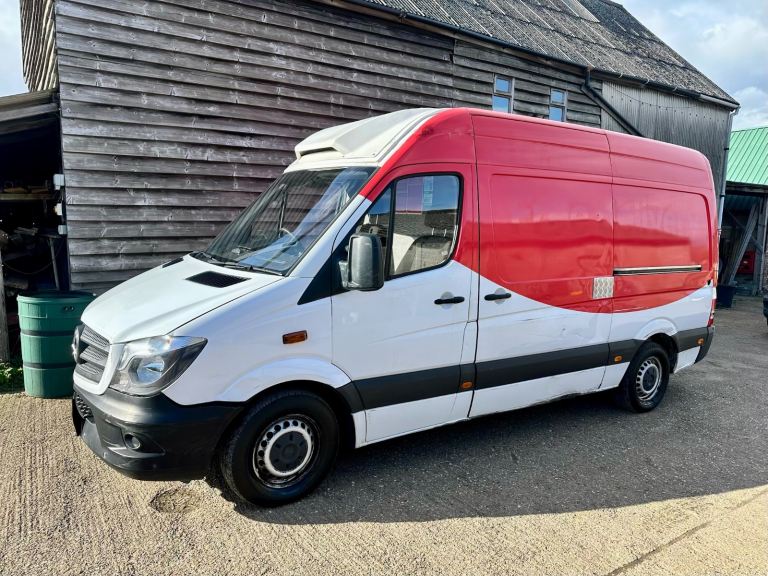 ***ONLY 54,000 MILES*** MERCEDES SPRINTER 314 MWB DIESEL 2018 68-REG FRIDGE FREEZER DRIVES EXCELLENT