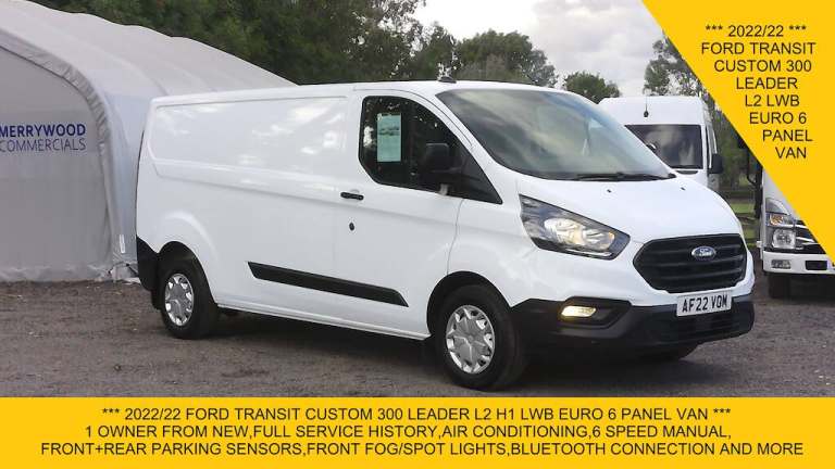 2022 Ford Transit Custom 2.0 EcoBlue 105ps Low Roof Leader Van PANEL VAN DIESEL Manual