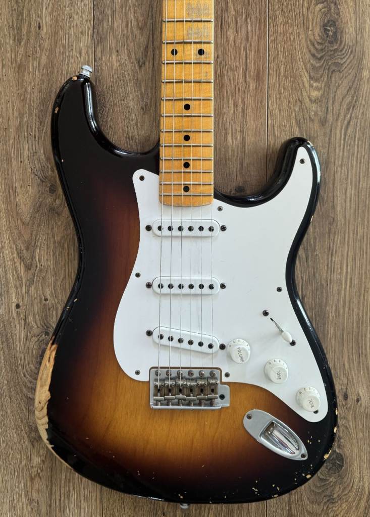 Fender Custom Shop 60th Anniversary 1954 Stratocaster Heavy Relic 2-Tone Sunburst - Trades
