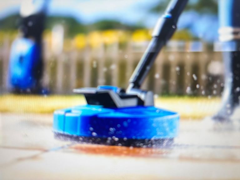 Blue Pressure Washer Patio Cleaner Attachment