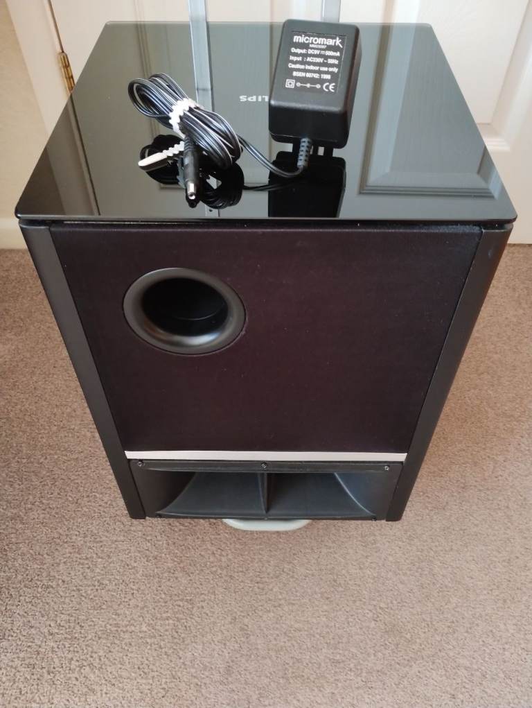 Trolley Mounted Amplified Speaker System - See Description.