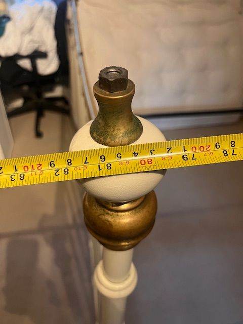 Victorian Style King Size Iron Bed Frame