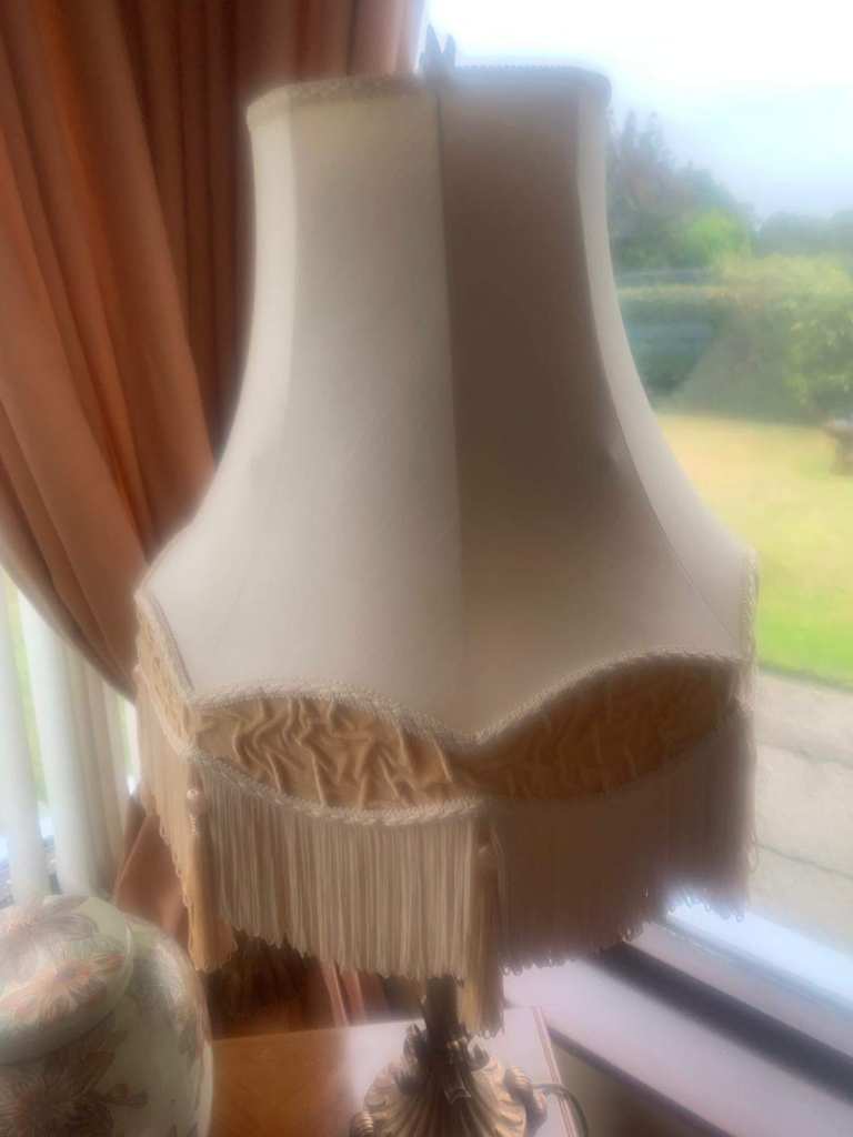 Peach lampshade