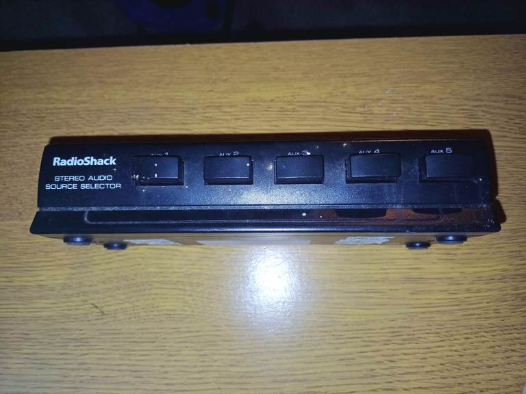 Radio Shack stereo source selector