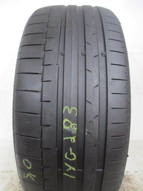 G283  1X 255/40/21 102Y ZR CONTINENTAL SPORT CONTACT 6 RO1 XL 1X5MM TREAD DOT 4224