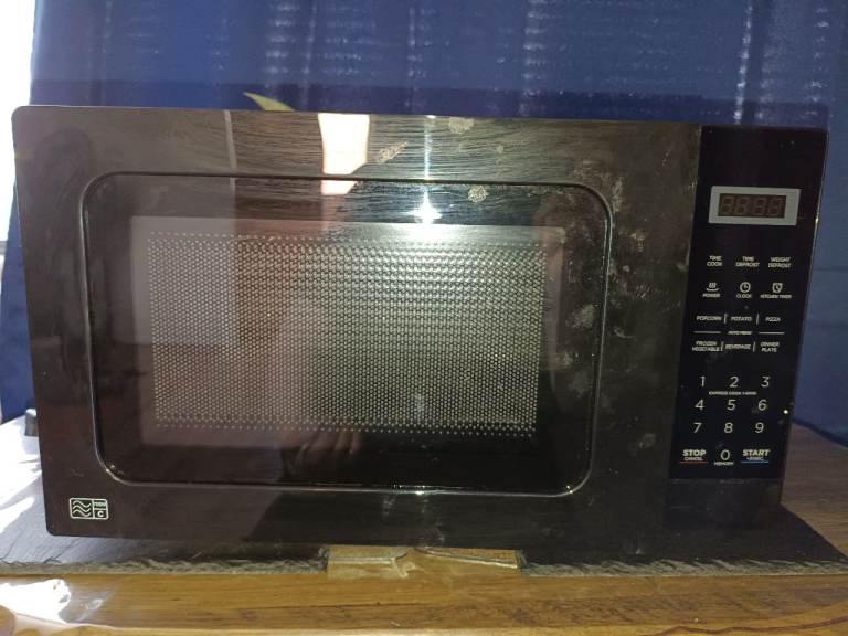 george home microwave in black