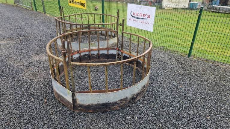 Sheep round bale ring feeders farm livestock tractor 