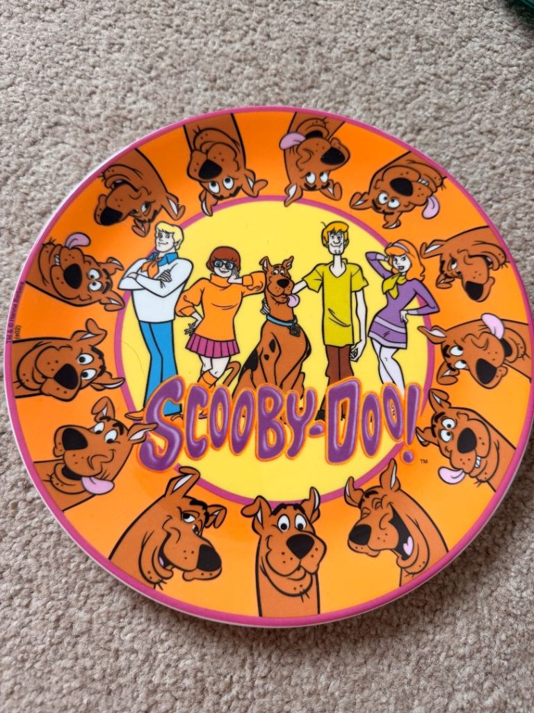 Churchill Scooby-Doo Ceramic Plate – Multicoloured, Good Condition