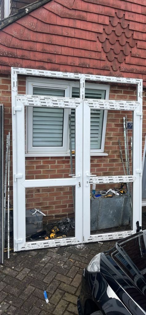 French doors (unglazed)