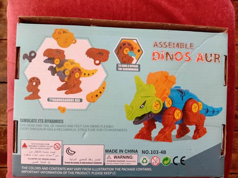 Assemble Dinosaur Set  Age 3+
