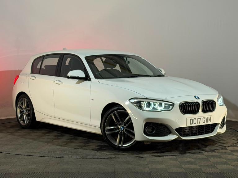 WHITE 2017 BMW 118D M SPORT 2.0 DIESEL AUTOMATIC 5 DOOR HATCHBACK 2 PREV OWNERS