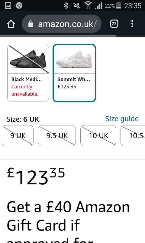 image for Nike air hurracaintrainer 