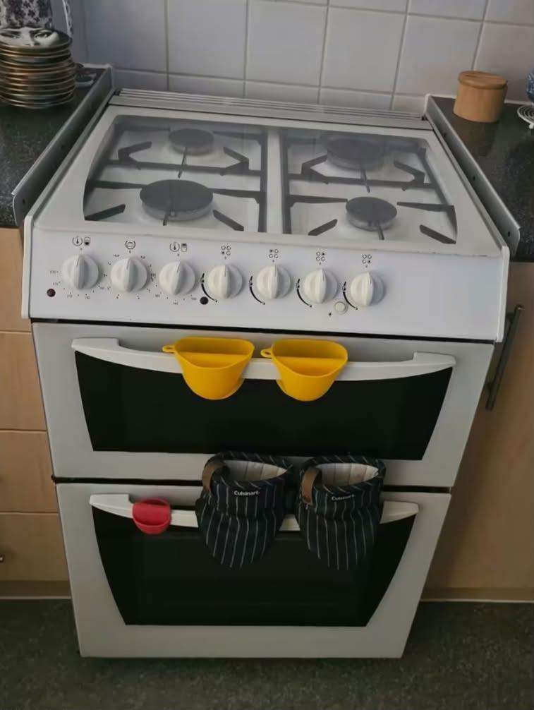 Gas cooker and electric oven