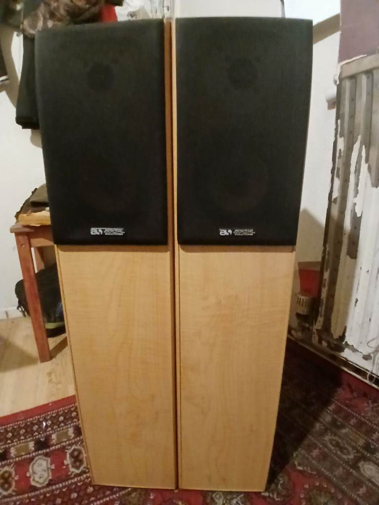 2 standing speakers 