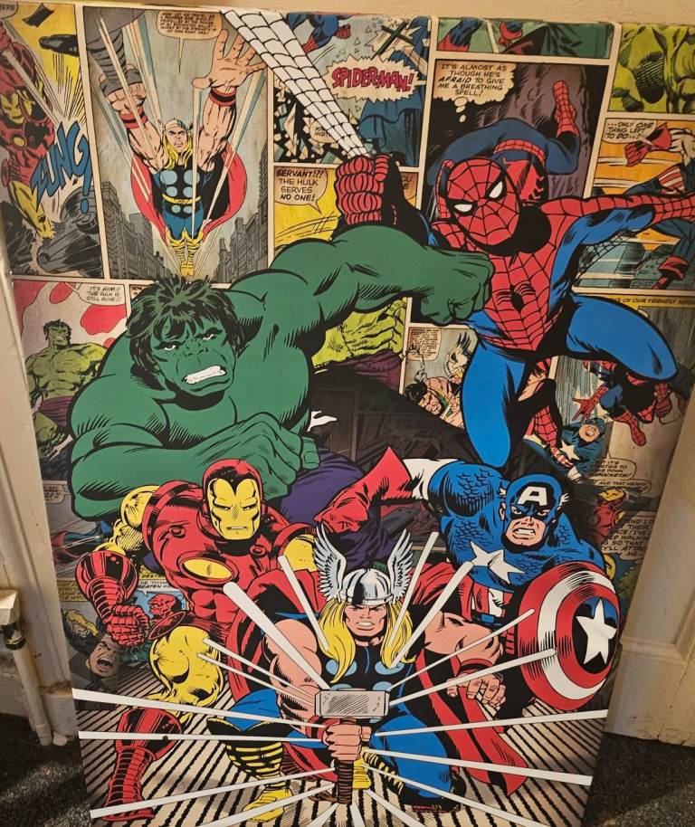 canvas Marvel Avenger Multicolour 
