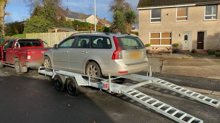 14ft galvanised car transporter trailer suit stock car