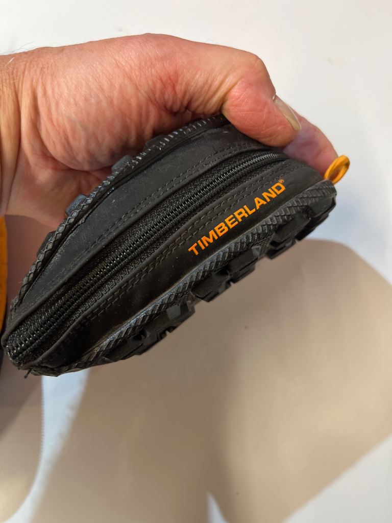 Travel,Timberlands Men’s – zip folding Orange, As NEW, £25.00 for Sale