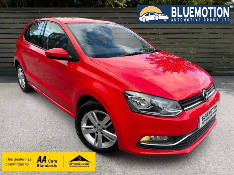 ✿2017/17 Volkswagen Polo 1.4 TDI 75 Match Edition 5dr, Red, Diesel ✿GREAT SPEC✿