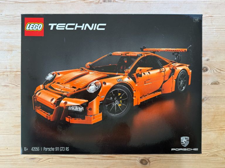 LEGO Technic 42056 Porsche 911 GT3 RS - Built, complete with original box and instructions
