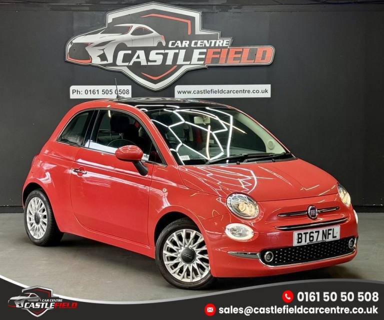2017 Fiat 500 1.2 Lounge Hatchback 3dr Petrol Dualogic Euro 6 (s/s) (69 bhp) Hatchback Petrol Aut...