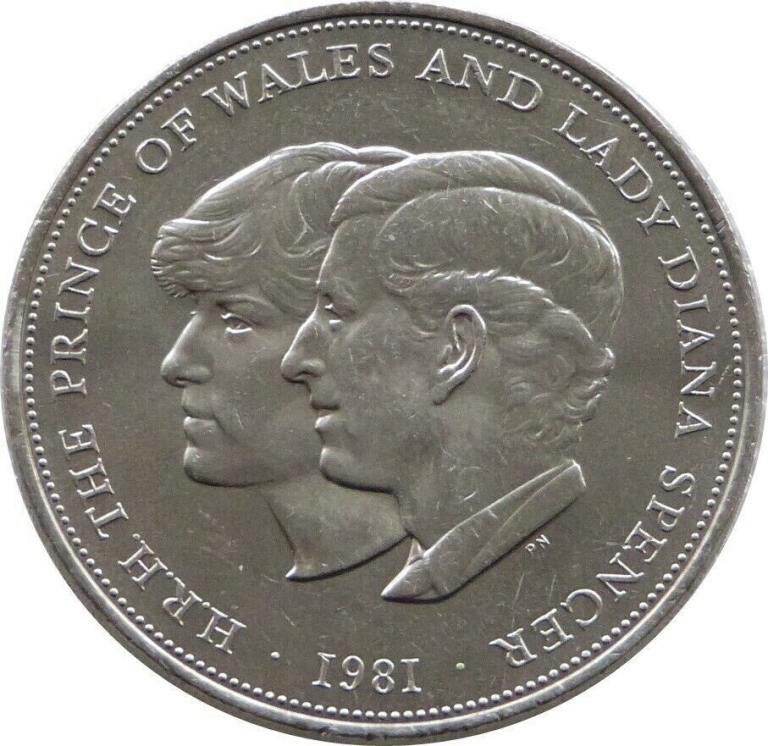 The Royal Mint Prince of Wales & Lady Diana Commemorative Coin 1981