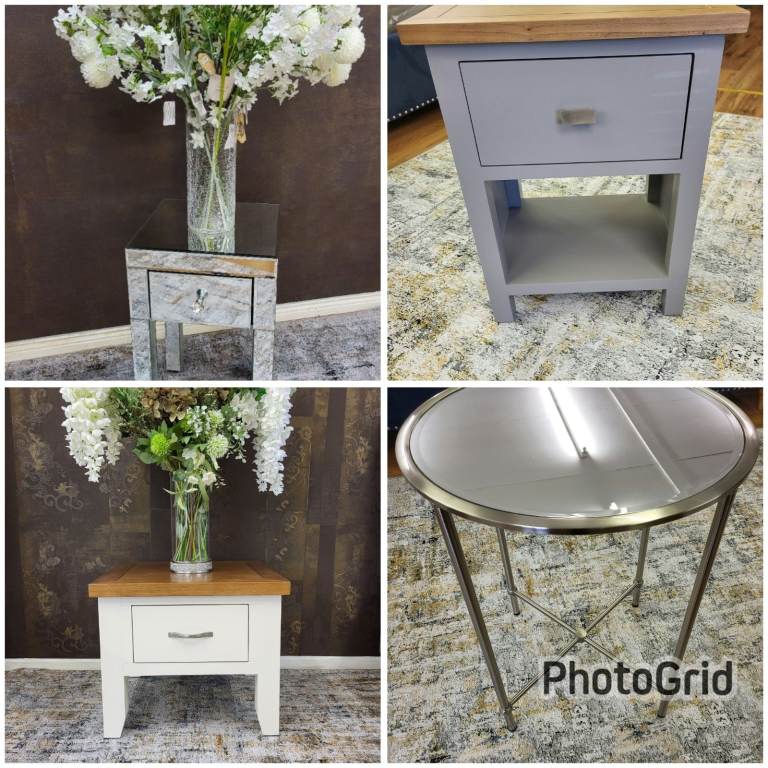 Selection Of Ex-Display Lamp/Side Tables For Sale