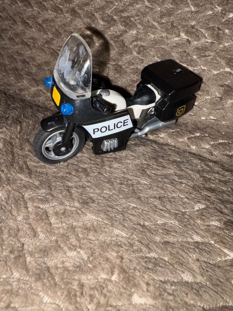 Playmobile police motorcycle 
