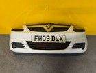 2009 VAUXHALL CORSA D FRONT BUMPER IN WHITE FITS 2005-2010 PRE FACELIFT MODEL