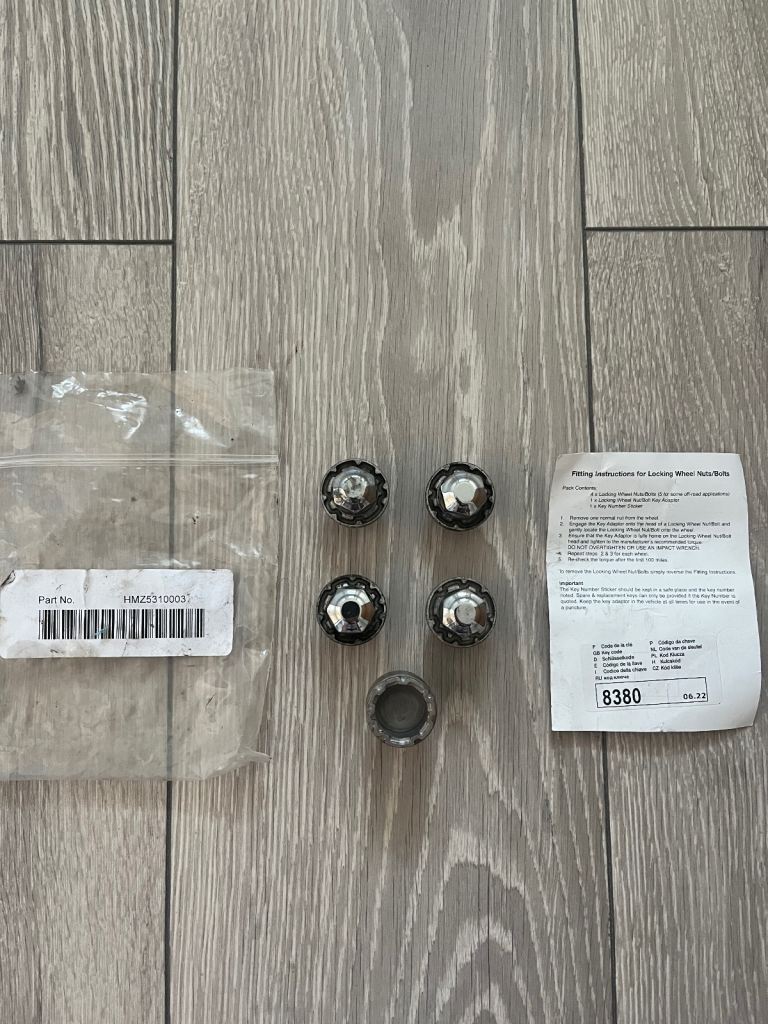 Genuine Hyundai Locking Wheel Nuts