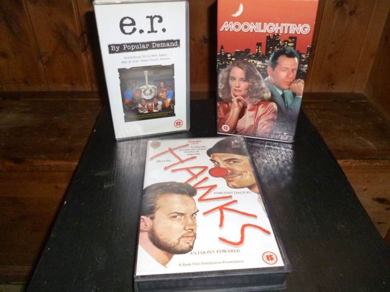 VHS job lot of 3 Vintage tapes